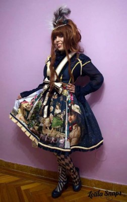 SNAP - SPAIN: <3 Mana <3 Jsk : Violet Fane Blouse / Shoes: Alice and the Pirates Headdress / Socks: Infanta Taobao 